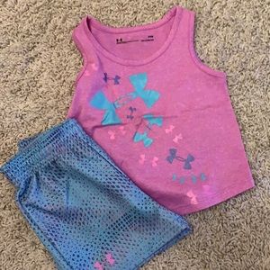 Girls Under Armour Shorts set